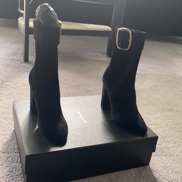 Saint Laurent Suede Boots - Picture 2 of 5